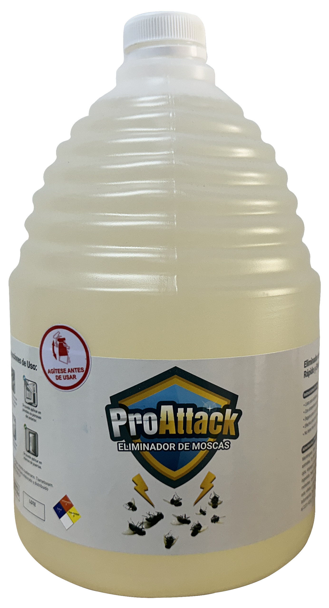 Envase de ProAttack, eliminador de moscas